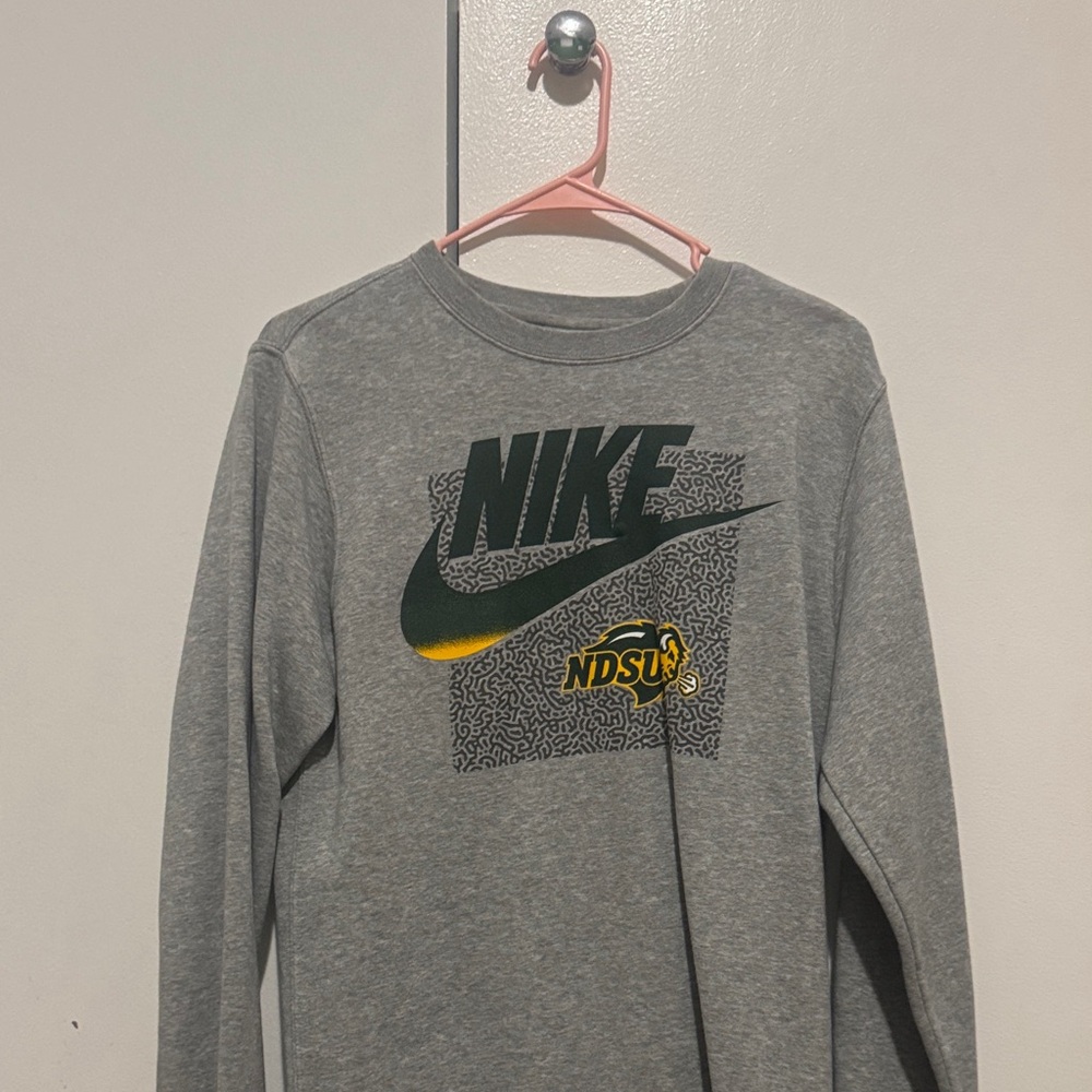 Nike NDSU Heather Gray Sweatshirt